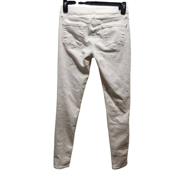 KANCAN Skinny Ankle Jeans Denim Stretch Low Rise Womens White Size 28 - Picture 3 of 8